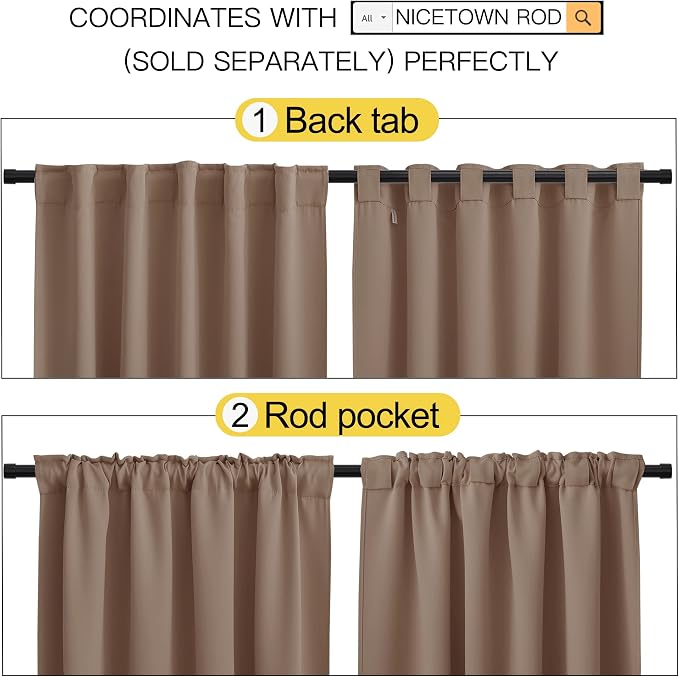 NICETOWN Blackout Curtains and Drapes - Image 4