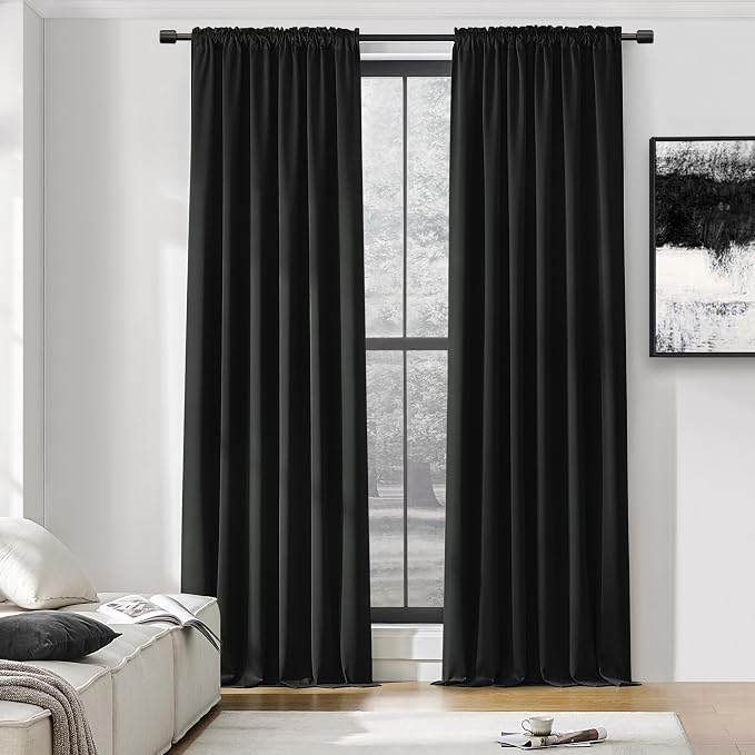 Patio Blackout Curtain Panels by DONREN