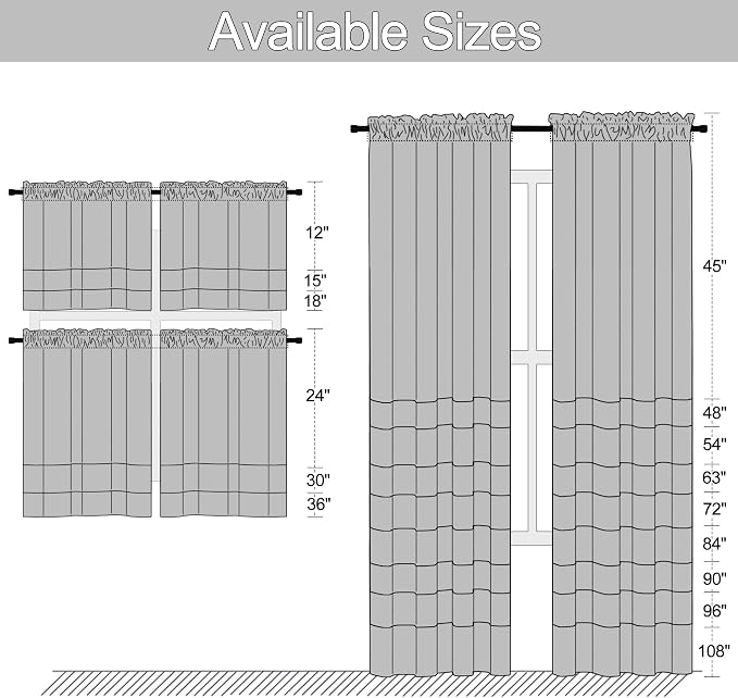 Dark Olive Green Christmas Deco Blackout Curtains 84 Inch Length - Image 7