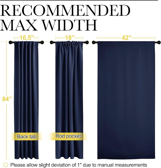 NICETOWN Vertical Blinds Window Curtain Panels - Image 7