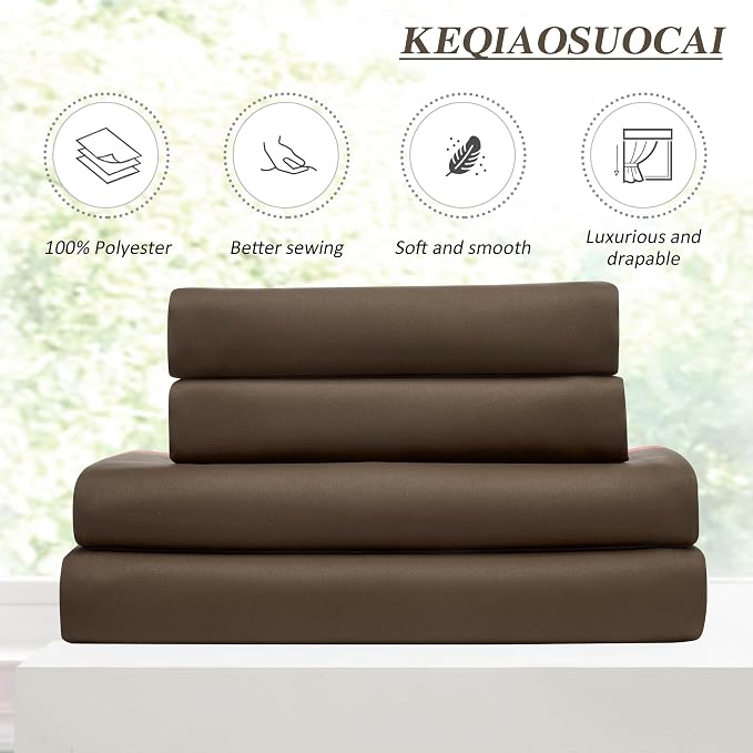 Brown Blackout Pinch Pleated 60 Inch Wide Curtains 60 x 95, Noise Cancelling - Image 5