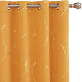 Deconovo Curtains for Living Room, Pattern Blackout Curtains 54 Inches Long | by Unknown