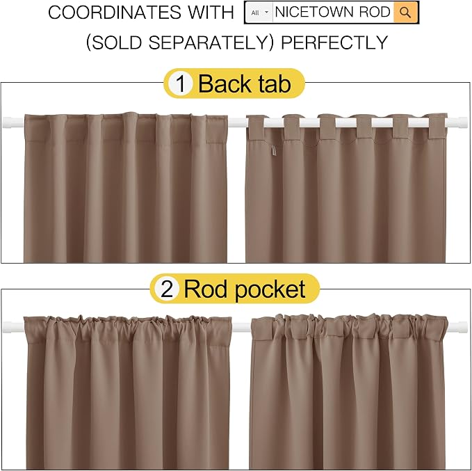 NICETOWN Blackout Curtains and Draperies - Image 3