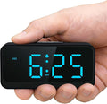 Battery Operated Small Alarm Clock: Compact Cordless Design | Digital Large by SruBambi