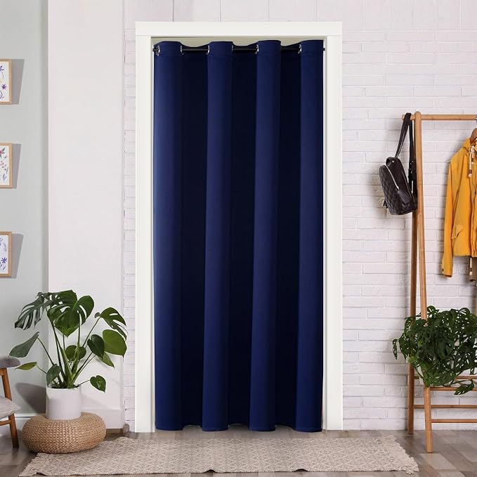 ChrisDowa Blackout Curtains for Bedroom 90 Inch Door Curtain, 1 Panel | 52W x by ChrisDowa