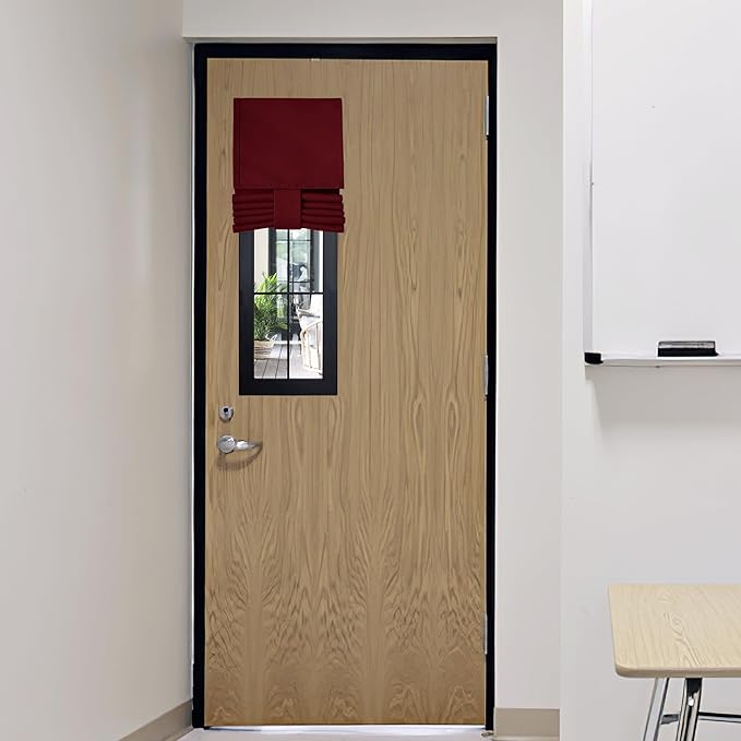 RYB HOME Classroom Door Window Cover, Room Darkening Block Views, Office Door by RYBHOME