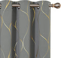 Deconovo Curtains for Living Room, Pattern Blackout Curtains 84 Inches Long | by Unknown