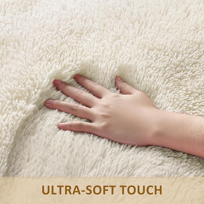 Ophanie Runner Rug for Hallway, 2x6 Upgrade Non-Slip Fluffy Soft Bedside Rugs - Image 2