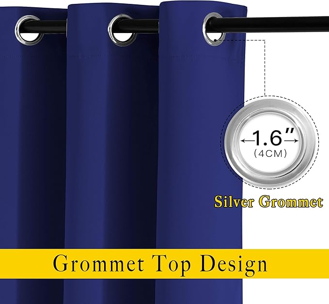 NICETOWN Blackout Curtain Panels Grommet - Image 2