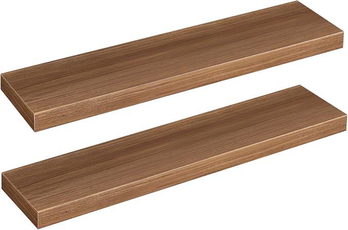 HOOBRO 31.5" Floating Shelves for Wall, for Wall Decor Storage in Bathroom by HOOBRO
