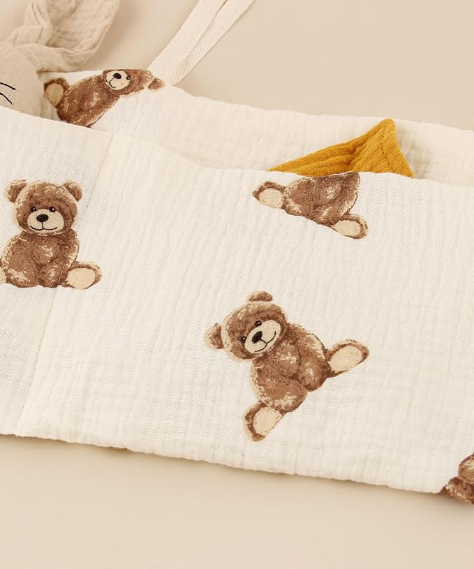 Baby Bedside Hanging Bags Storage Organizer Milk Bottle Toy Crib Baby Nappy-Bag - Image 2