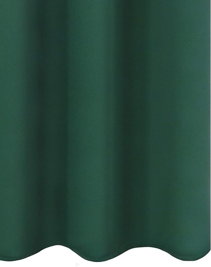 Green Blackout Curtains 34 x 84 Inch Length/Set of 2 Curtain Panels/Thermal - Image 9