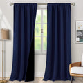 BGment Navy Blackout Curtains for Living Room 108 Inch Length 2 Panels | by BGment