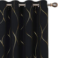 Deconovo Curtains for Living Room, Pattern Blackout Curtains 84 Inches Long | by Unknown