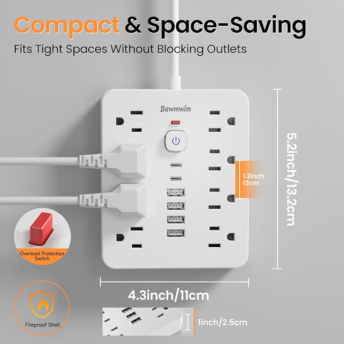 Surge Protector Power Strip - Image 6