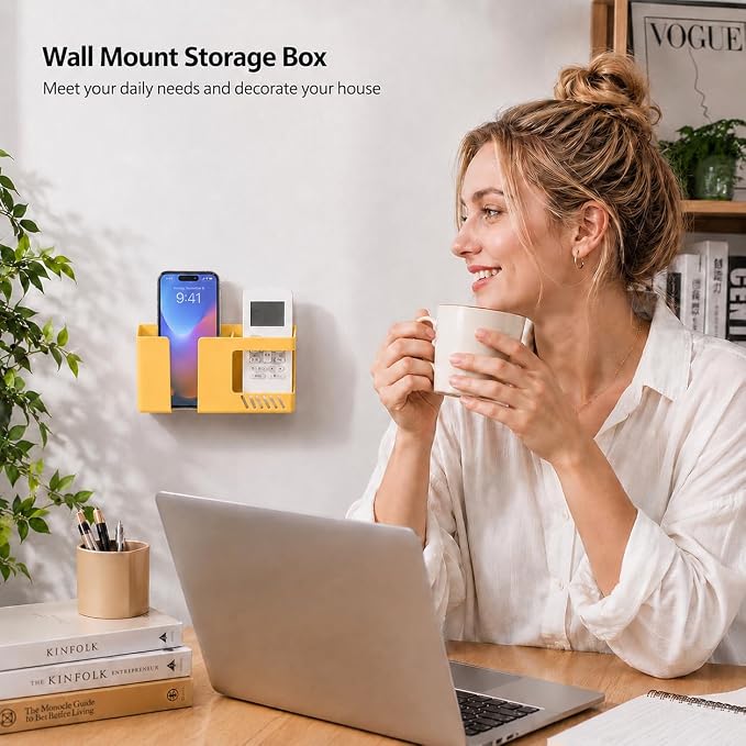 D3 Wall Mount Phone Holder, Punch-Free Wall-Mounted Mobile Phones Charging to - Image 4