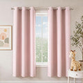 NICETOWN Blush Pink Room Darkening Curtains 78 Inches Long 2 Panels by NICETOWN