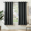 Deconovo Blackout Curtains for Bedroom and Living Room 54 Inches Long | Black by Unknown