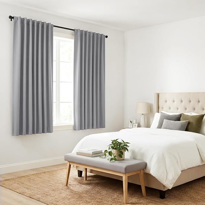 PONY DANCE Blackout Window Curtains Set - 42 W x 72 Inches L - Image 8