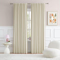 Back Tab and Rod Pocket Blackout Curtains by DUALIFE