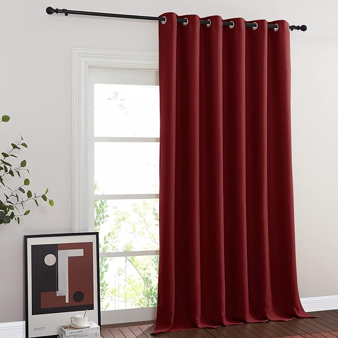 NICETOWN French Door Curtain for Window Extra Long & Wide, Grommet Thermal - Image 8