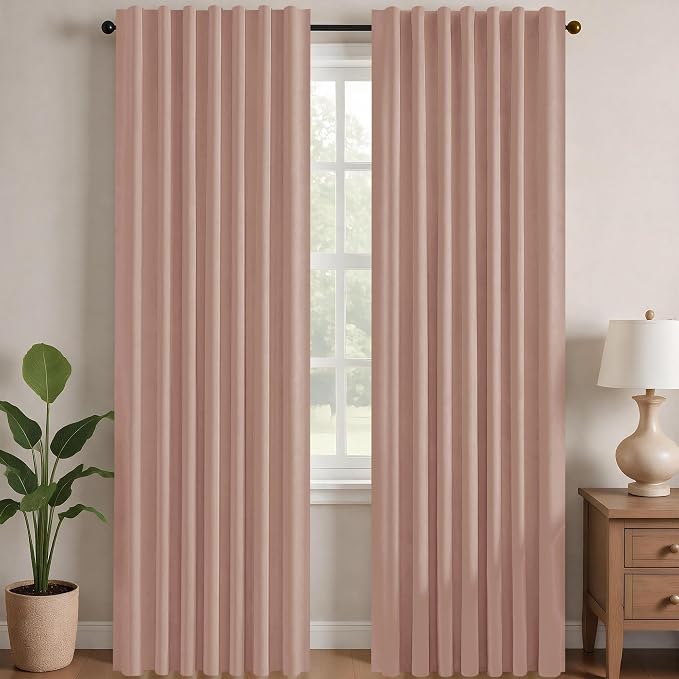 Deconovo Blackout Curtains for Bedroom, Living Room Curtains 84 Inches Long | by Unknown