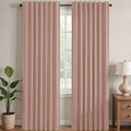 Deconovo Back Tab and Rod Pocket Drapes and Curtains Short Blackout Curtains by Unknown