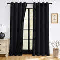 RYB HOME Blackout Room Divider Curtains，Sliding Glass Door Curtains | 100% by RYBHOME