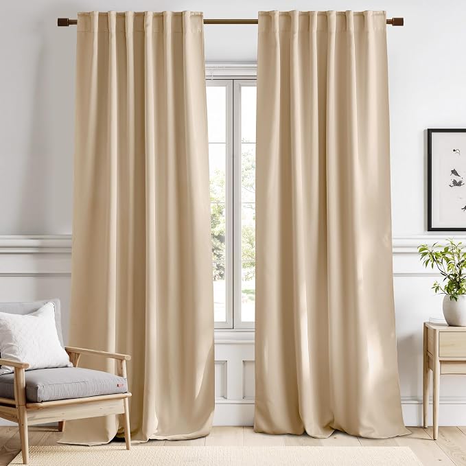 NICETOWN Window Treatment Room Darkening Draperies - Image 2
