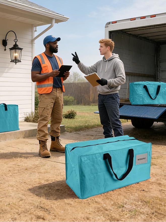 WORKPRO 8 Pack Extra Large Moving Bags - Image 2