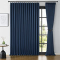 Extra Wide Patio Sliding Door Blind Curtains 102 Inces Long 2 Panels, Vertical by KEQIAOSUOCAI