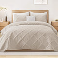Exclusivo Mezcla California King Size Quilt, Brich Beige | Soft Bedspreads by ExclusivoMezcla