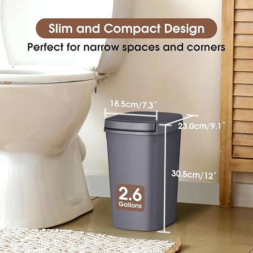 CEROELDA 3 Pack Bathroom Trash Can - Image 3