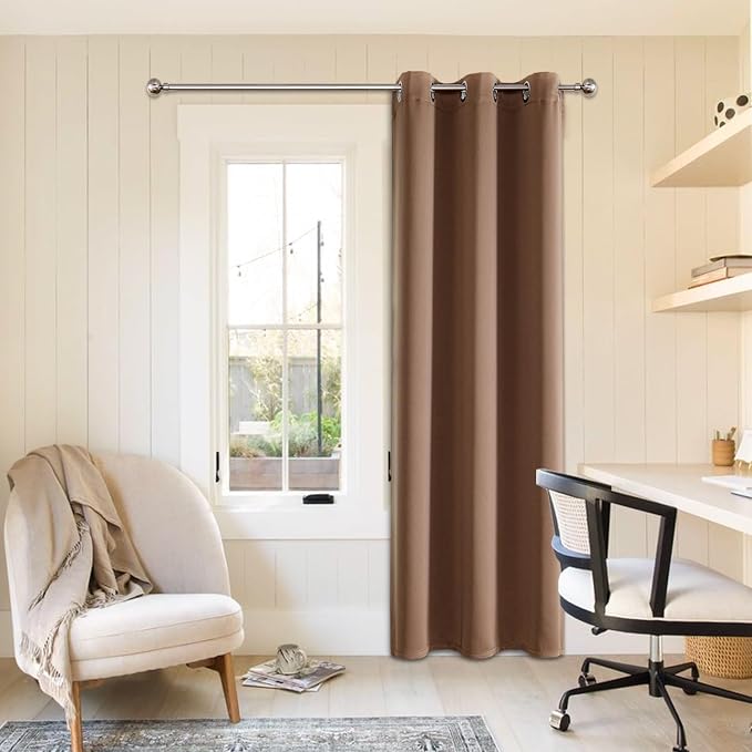 ChrisDowa Blackout Curtains Door Curtain 78 Inches Long Closet Drapes | 42W x by ChrisDowa