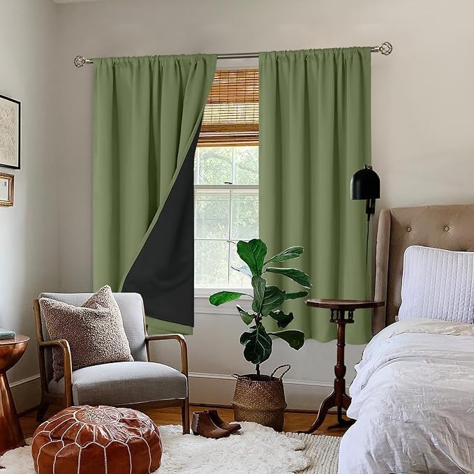 BGment Grass Green Blackout Curtains - Image 2