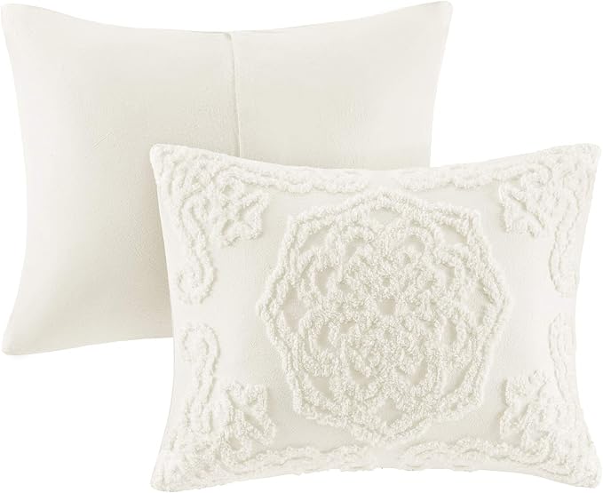 Madison Park Lightweight, Breathable Chenille Tufted Cotton Quilt, Shabby Chic - Image 9