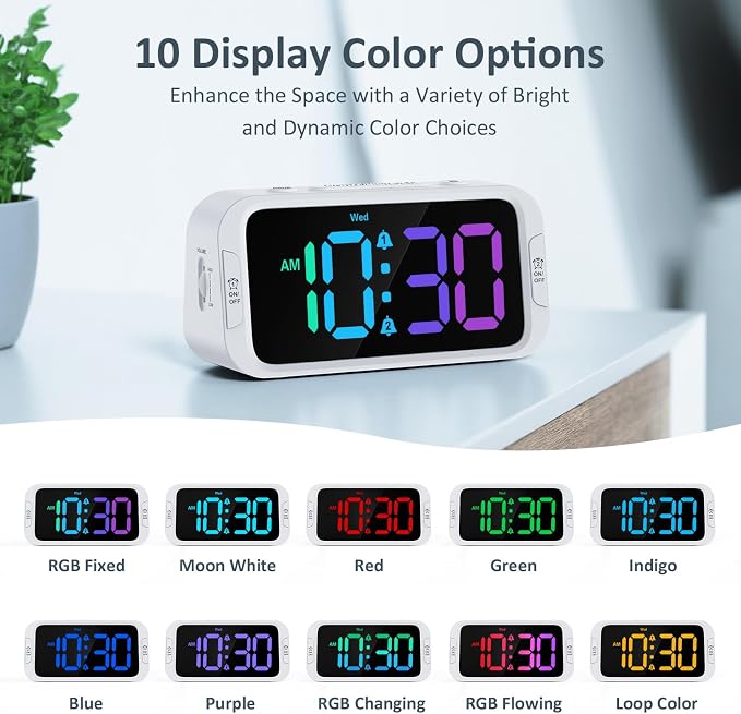 Odokee Digital Dual Alarm Clock - Image 2