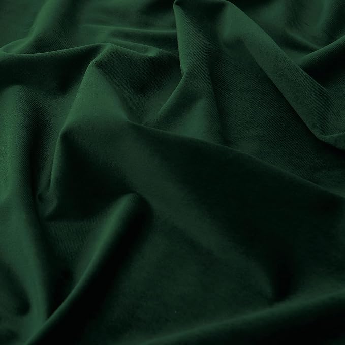 RYB HOME Hunter Green Velvet Blackout Curtains 90 inches - Image 6