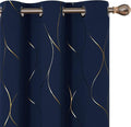 Deconovo Curtains for Living Room, Pattern Blackout Curtains 63 Inches Long | by Unknown