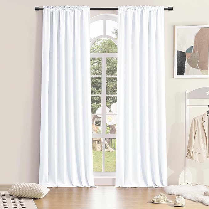 Room Divider Curtains for Bedroom Sliding Glass Patio Door by DONREN