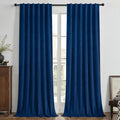 Joydeco 100% Blackout Curtains Velvet Black Out Curtain 72 Inch Drapes | by JOYDECO