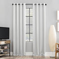 Sun Zero Nordic 2-pack Theater Grade Extreme 100% Blackout Grommet Curtain by SunZero%E2%84%A2