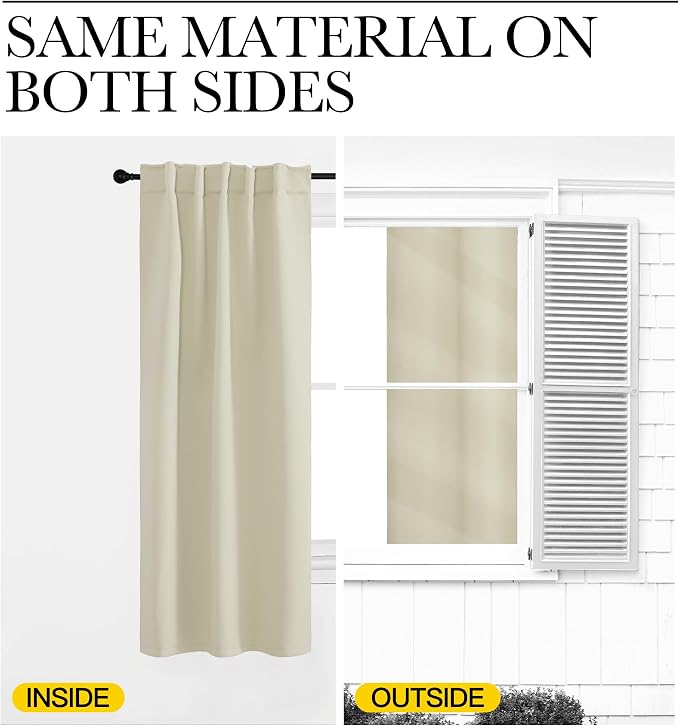 NICETOWN Room Darkening Curtains - Image 6