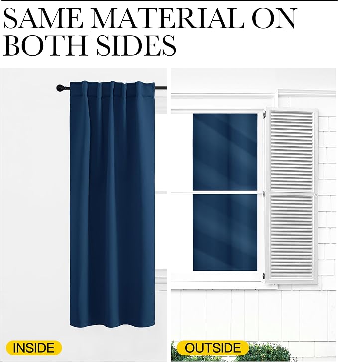 NICETOWN Blackout Curtain Panels Window Draperies - Image 6