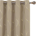 Deconovo Curtains for Living Room, Pattern Blackout Curtains 84 Inches Long | by Unknown