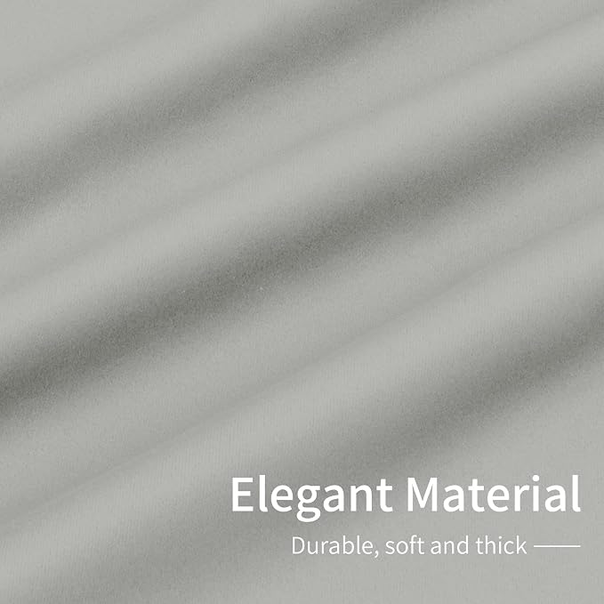 Easy-Going Thermal Grommet Curtains, 2 Panels 42x84 in, Noise Reduction - Image 6