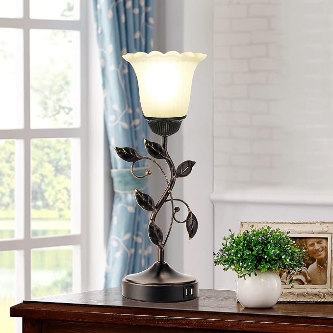 Touch Leaf Bedside Table Lamp - Image 2