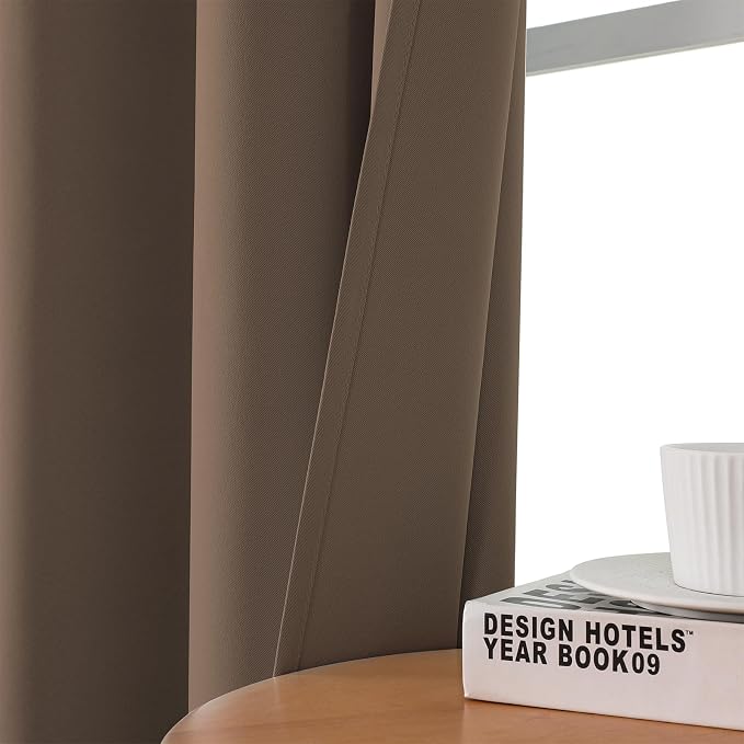 CUCRAF Blackout Curtains for Bedroom, Thermal Insulated Room Darkening Grommet - Image 7