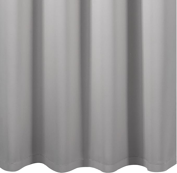 100% Blackout Curtains 52 x 95 Inch/Light Grey Curtains 2 Panels - Image 9