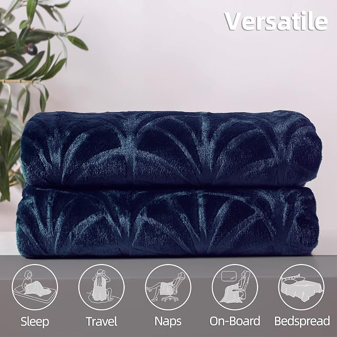 Whale Flotilla Soft Flannel Fleece Twin Size Blanket - Image 7